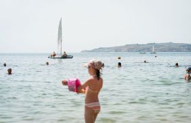 Ребенок на море – отдых в Феодосии